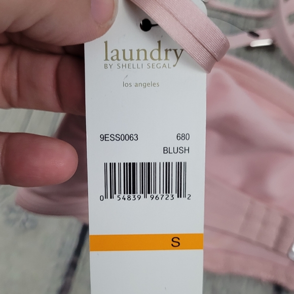 LAUNDRY by SHELLI SEGAL | shirred bandeau halter bikini swim bathing suit - Picture 4 of 12